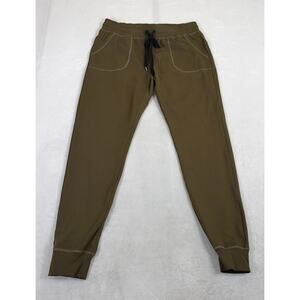 Zyia Active Unwind Joggers Olive Green Small Pull on Pockets Drawstring Charity